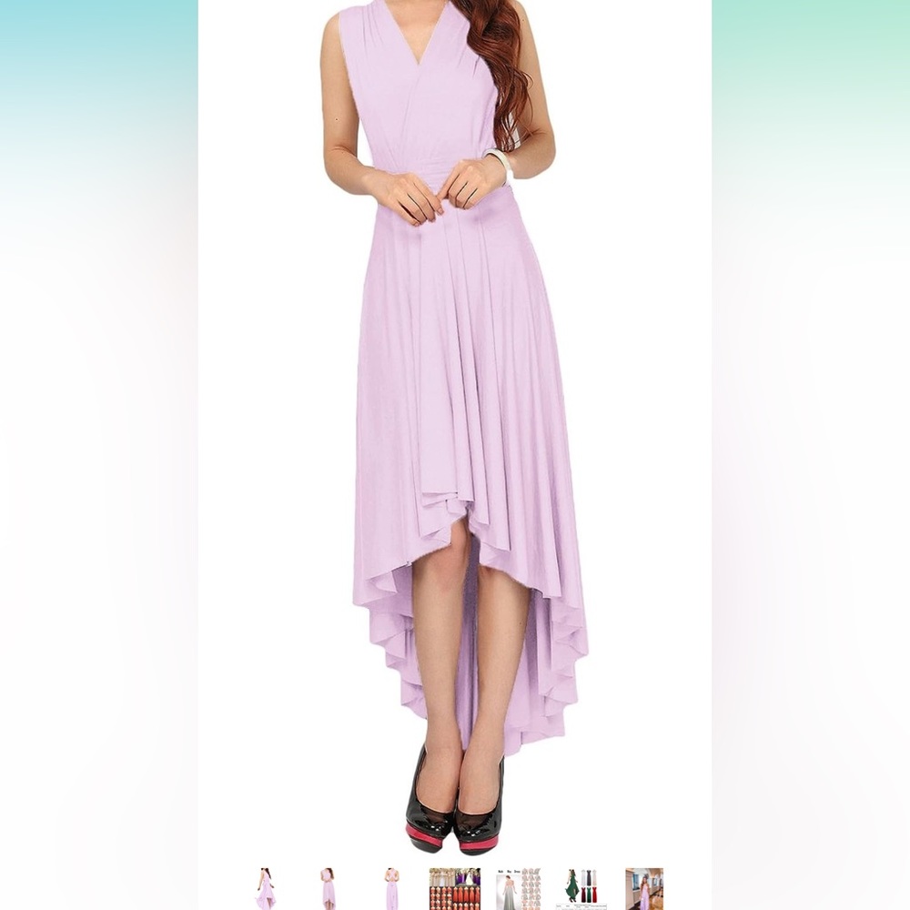 Lavender multi-way bridesmaids dress- New W/ tags
